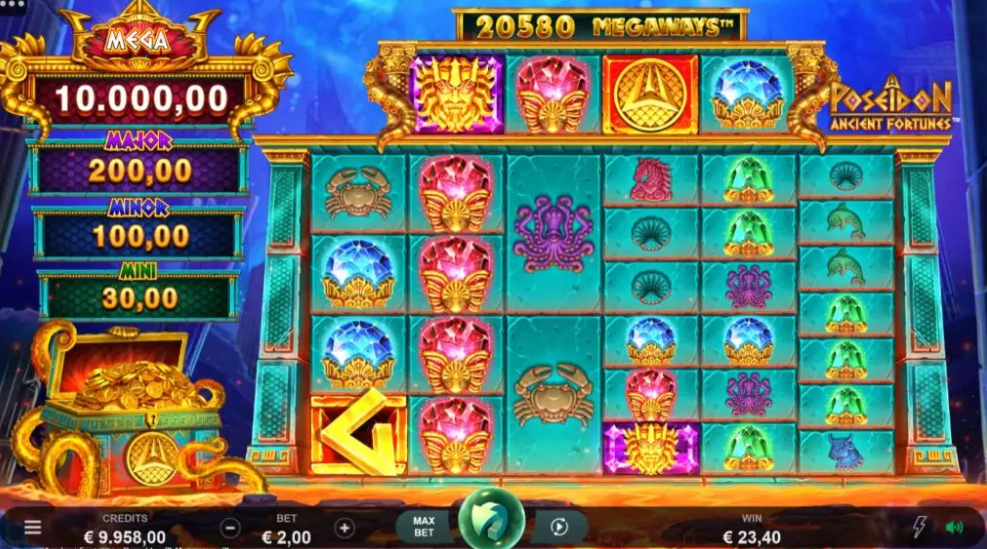 Ancient Fortunes Poseidon Megaways Slot fun88 link alternatif 1