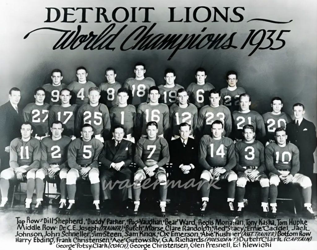 Detroit Lions 1935