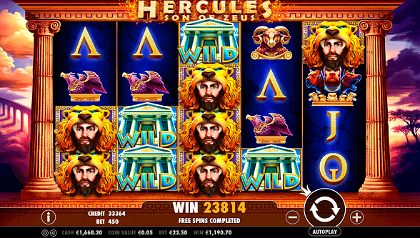 Hercules Son of Zeus fun88 slot
