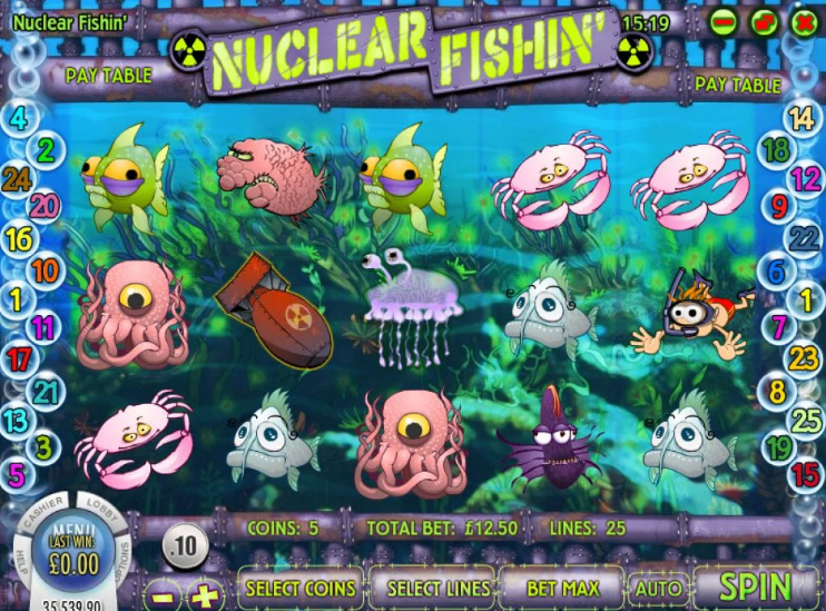 Nuclear Fishin Slot fish shooting game fun88 1