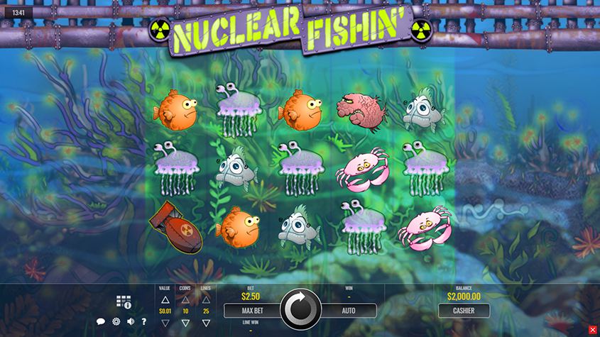Nuclear Fishin Slot fish shooting game fun88