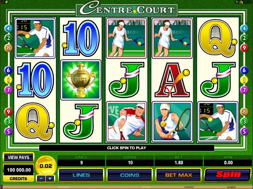 Centre-Court Slots fun88 bonus 1